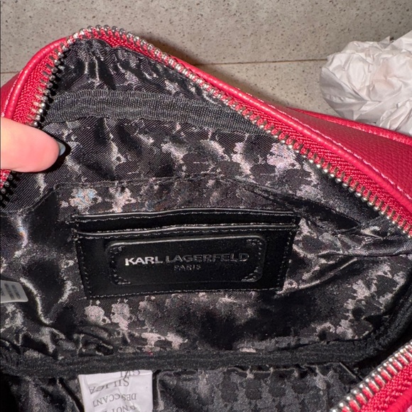 Karl Lagerfeld Crossbody Bag with Logo Guitar Strap - Picture 9 of 9